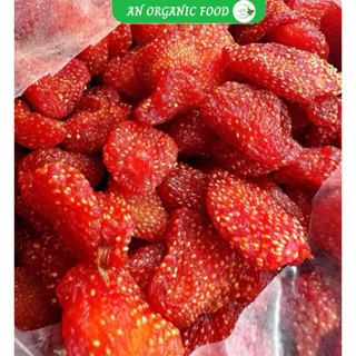 1kg Dâu tây sấy dẻo ăn vặt ,ăn kiêng giảm cân healthy AN Organic Food