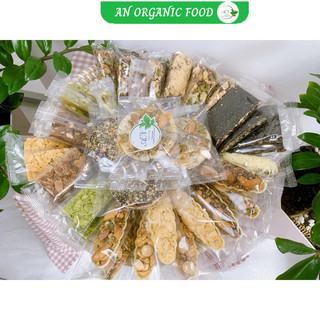  Combo bánh healthy bánh kẹo hạt dinh dưỡng,chuẩn ăn kiêng sét bánh healthy keto eat clean AN Ogranic Food 