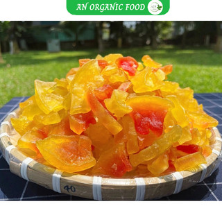 Đu đủ sấy dẻo chua chua ngọt ngọt, đu đủ sấy dẻo chuẩn xuất khẩu loại 1, món ăn vặt tốt cho sức khoẻ