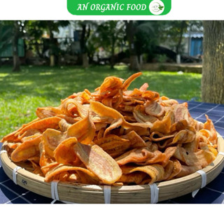  Chuối sấy mộc không đường giòn ngon ngọt tự nhiên từ chuối an toàn,ăn vặt ,ăn chay  AN Organic Food 