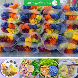  Bún ngũ sắc giảm cân ,bún rau củ healthy ăn kiêng 500g 