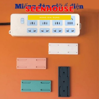 Giá đỡ ổ cắm điện dán tường đa năng miếng dán tường treo ổ cắm điện cục phát wifi
