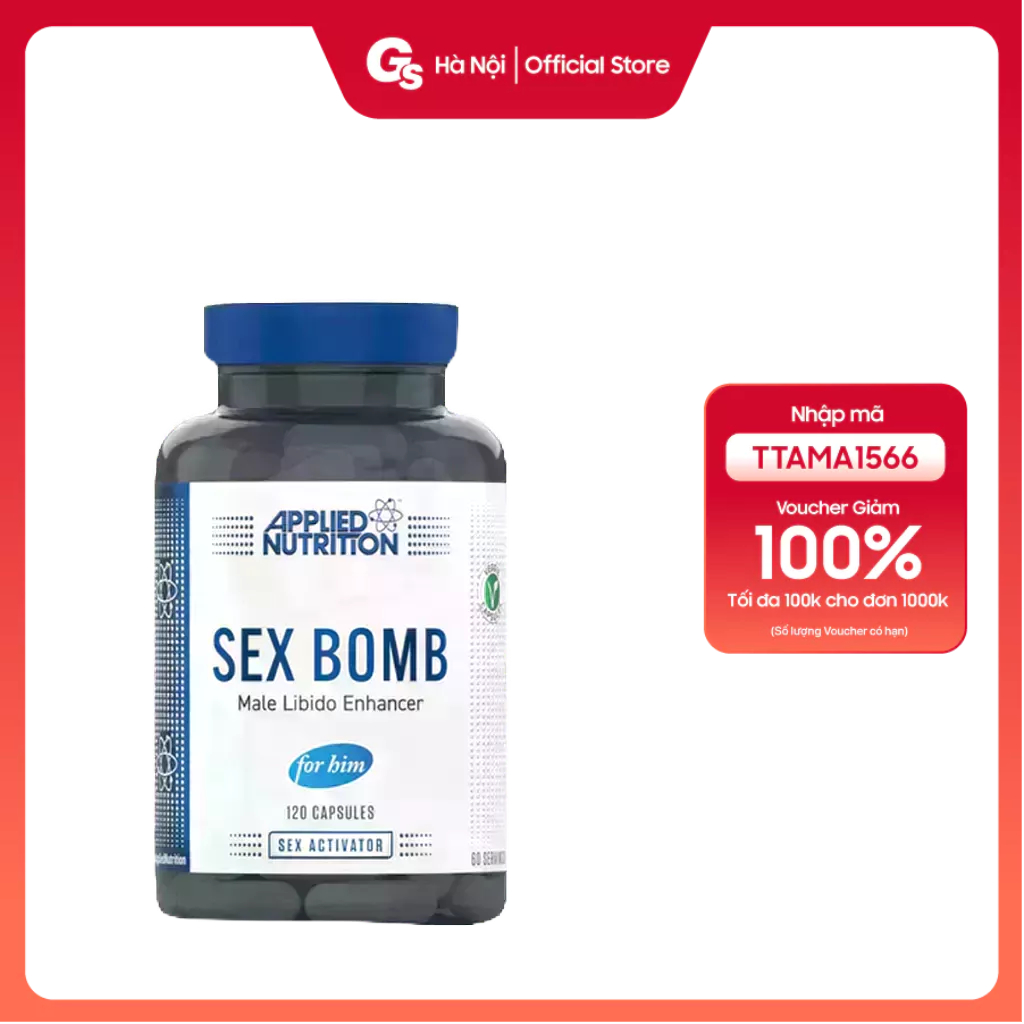 Viên uống Applied Sex Bomb For Him, 120 Capsules (60 Servings) nhập khẩu Anh - Gymstore