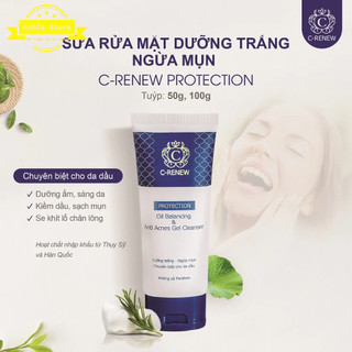Sữa rửa mặt ngăn ngừa mụn c- renew 100 gram chính hãng
