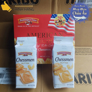 Hộp 2 gói bánh quy chessmen pepperidge farm 206g ngon béo ngậy