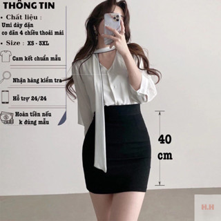 Chân váy ngắn M07 ôm body hàn quốc cực xinh chất liệu umi cao cấp co dãn thoải mái( có khóa sau)