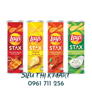 Snack Khoai Tây Miếng Lays Stax Thái Lan Giòn Tan Đậm Vị