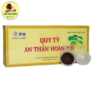 Quy tỳ an thần hoàn p/h - kiện tỳ, an thần, ích khí, bổ huyết - dùng khi suy nhược cơ thể