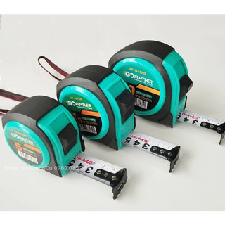 Thước cuộn 5m 7.5m 10mm bản rộng 25mm cứng vỏ bọc cao su chống va đập