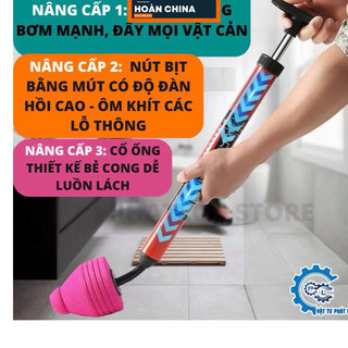 Cây bơm thụt thông tắc cống