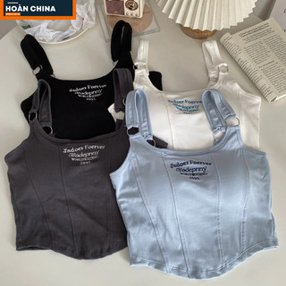 ÁO CROPTOP 2 DÂY VẠT YẾM [CÓ MÚT NGỰC] ati