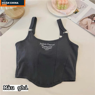 ÁO CROPTOP 2 DÂY VẠT YẾM [CÓ MÚT NGỰC] ati