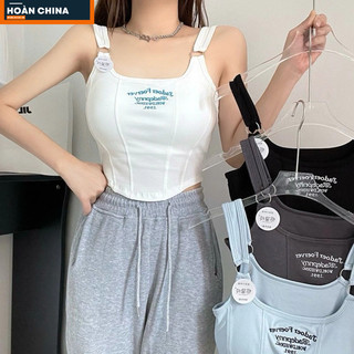 ÁO CROPTOP 2 DÂY VẠT YẾM [CÓ MÚT NGỰC] ati