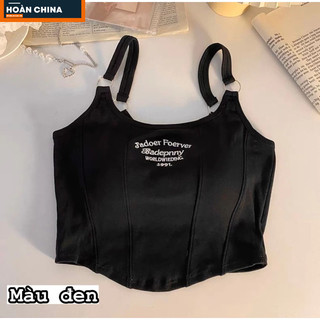 ÁO CROPTOP 2 DÂY VẠT YẾM [CÓ MÚT NGỰC] ati