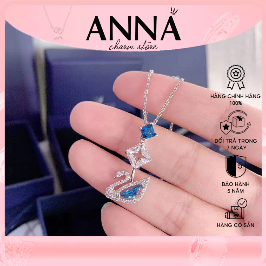 DÂY CHUYỀN THIÊN NGA SWAROVSKI CHÍNH HÃNG DAZZLING SWAN Y NECKLACE - Vòng cổ Swarovski hàng chính hã