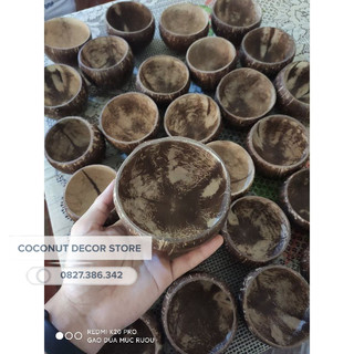 30 chiếc gáo dừa nhỏ làm bóng