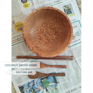 Combo Tô 18cm, muỗng, đũa, nỉa