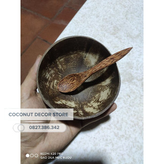 Combo 20 Bộ Gáo chén nhỏ kèm muỗng nhỏ