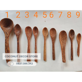 Muỗng gỗ dừa các loại | Muỗng gỗ dừa tự nhiên