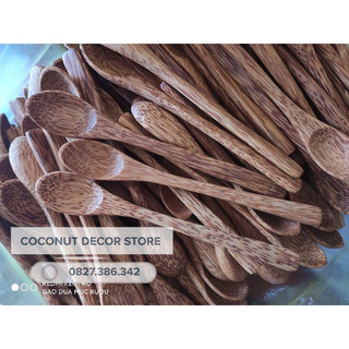 Combo 50 muỗng cafe gỗ dừa loại 1
