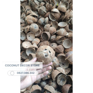 Miếng gáo dừa tròn phía đầu