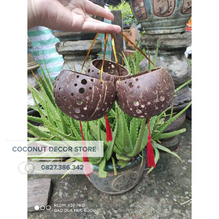 Lồng Đèn Gáo Dừa Nhiều Mẫu
