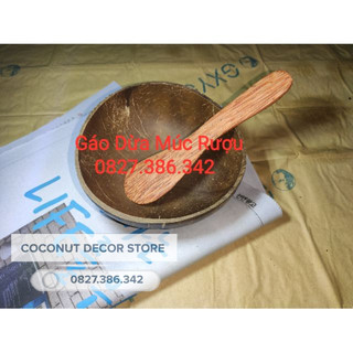 - Que trộn mask && Bát gáo dừa