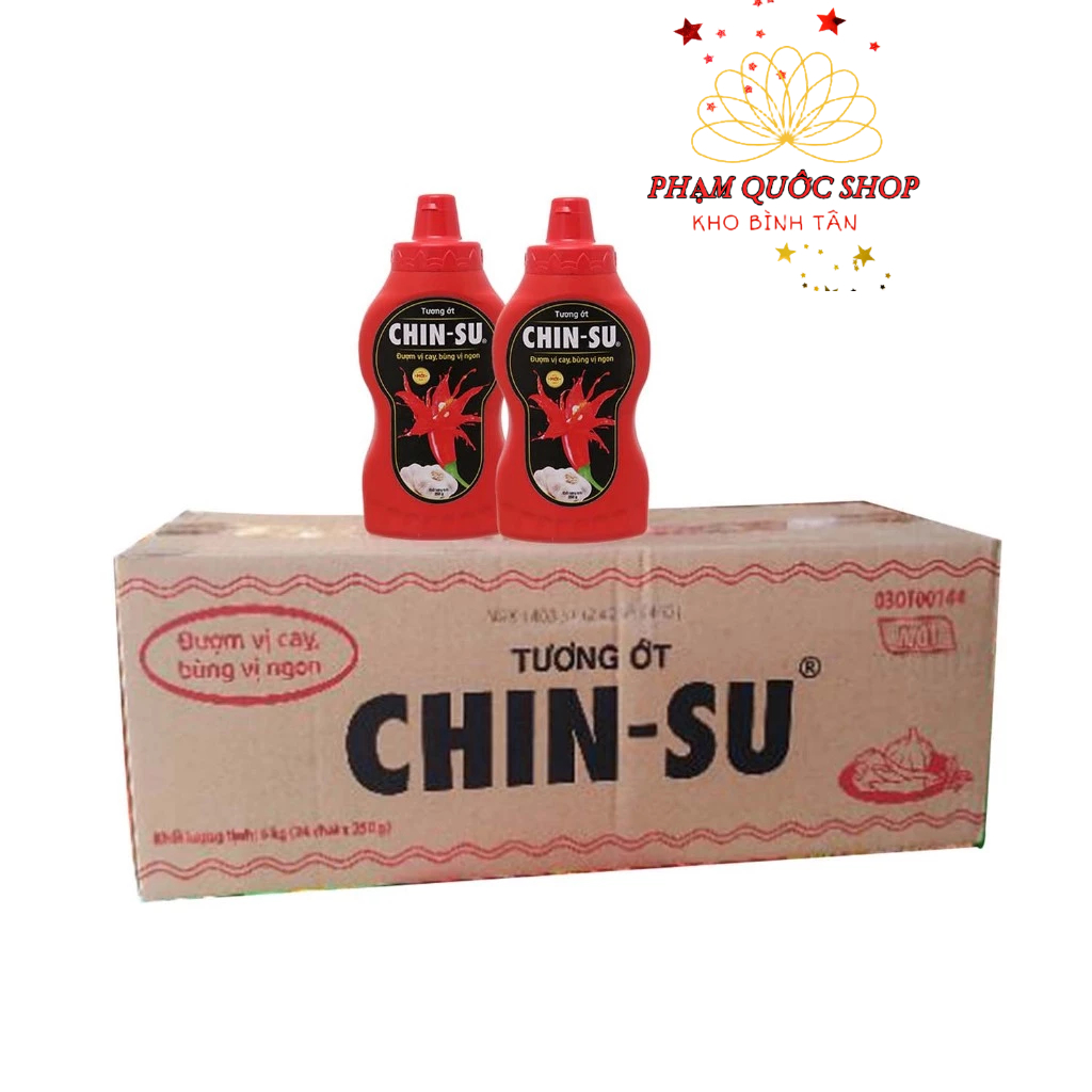 SỈ THÙNG _ THÙNG 24 Chai Tương ớt Chinsu chai 250g