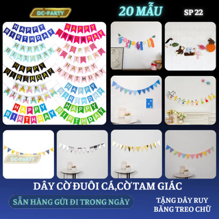 Dây cờ đuôi cá tam giác DC PARTY