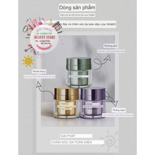 Yanko thế hệ 8 làm trắng kem ngày - kem dưỡng ẩm ban đêm