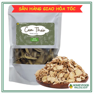 Cam Thảo Khô Thái Lát, vị ngọt, thơm, sạch sẽ, loại 1
