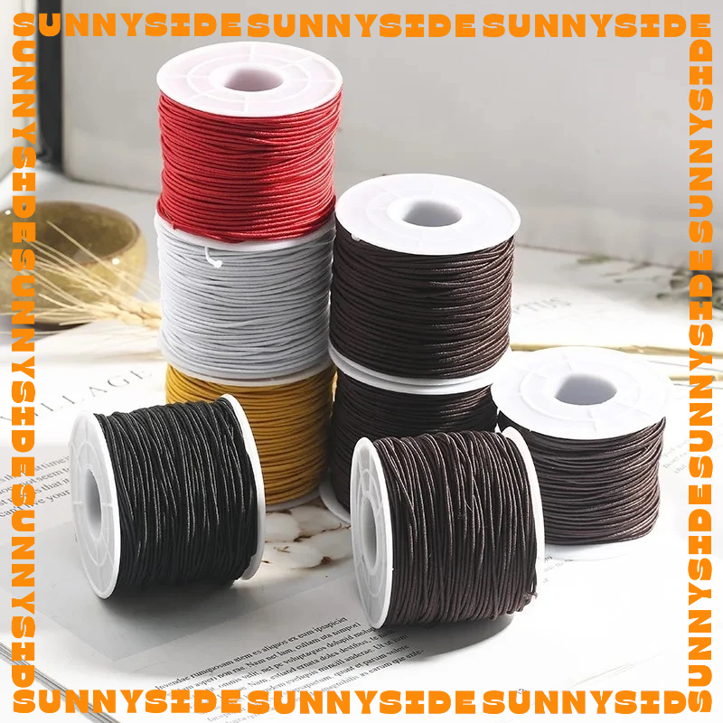 5m Dây Dù Co Giãn Dây Vải Bọc Lõi Chun Loại 1 Xâu Chuỗi Hạt Vòng Gỗ, Vòng Đá Làm Vòng Đeo Tay Handmade