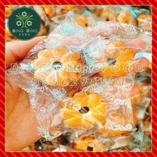 1Kg Bánh Quy Hoa Mai/ Bông Cúc Nhân Mứt Khóm Thái Lan Vfoods Siêu Ngon, DING DING FOOD