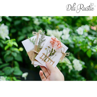 Thiệp handmade vintage Garden Dili Rustic