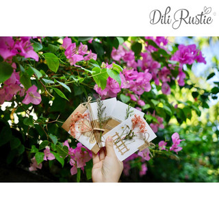 Thiệp handmade vintage Garden Dili Rustic
