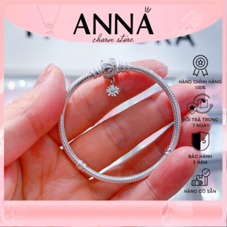 Vòng Pandora Moments với khóa hình hoa cúc - Lắc tay Pandora Authentic hàng chính hãng, đủ bill, Fullbox, thẻ tag