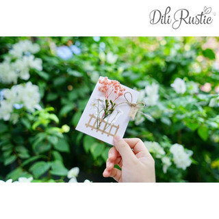 Thiệp handmade vintage Garden Dili Rustic