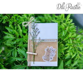 Thiệp handmade vintage Garden Dili Rustic