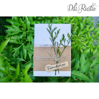 Thiệp handmade vintage Garden Dili Rustic