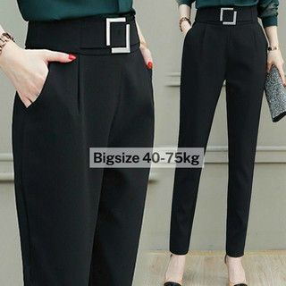 Quần Baggy Công Sở  kèm đai -Quần âu công sở kèm đai sắt  chất mát, dày dặn đứng form ĐỦ SIZE-mã Q.Thắt Lưng.