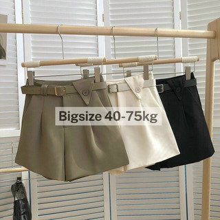 Quần Short Nữ kèm Đai đủ 3 màu đen nâu be đủ cỡ đẹp và sang chảnh-MÃ 069A