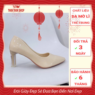 (ẢNH THẬT)Giày cao gót nữ cao 7 phân, Giày nữ công sở mẫu mới nhất mũi nhọn rẻ đẹp,Teen Teen shop - mã Tron707