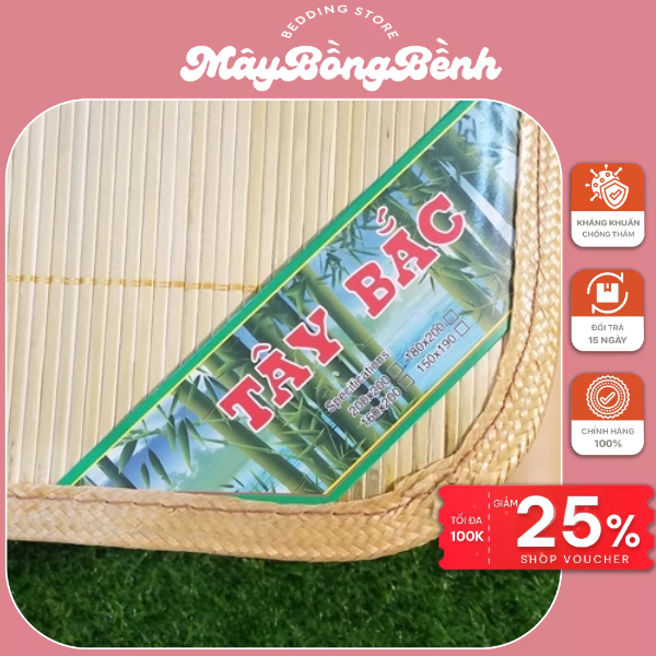 Chiếu tre 🍀𝑭𝑹𝑬𝑬 𝑺𝑯𝑰𝑷🍀 Chiếu trúc TÂY BẮC hàng đẹp,chiếu tre trúc điều hoà mát mịn (maybongbenhstore)