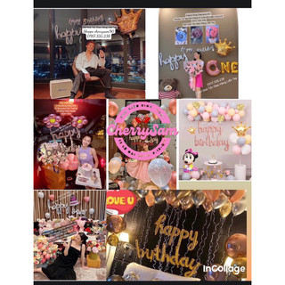 Set Bóng Happy Birthday Liền Kiểu Mới Hot Nhất Trend