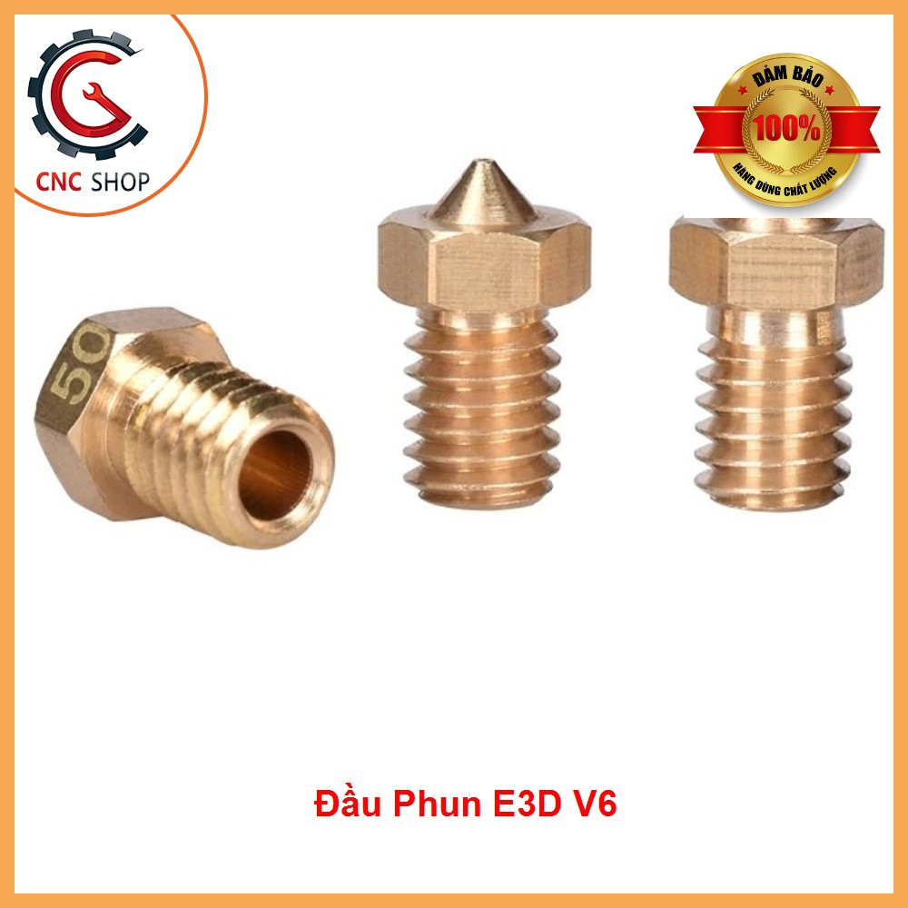 Đầu Phun Nhựa Máy in 3D, đầu in e3d ( Kim phun )