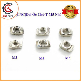 Đai Ốc Chữ T, Con trượt nhôm định hình 2020 M3-M4-M5 Nhôm 20 ( 10pcb)