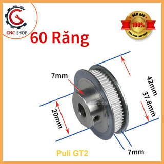 Puli Đai GT2 60 Răng
