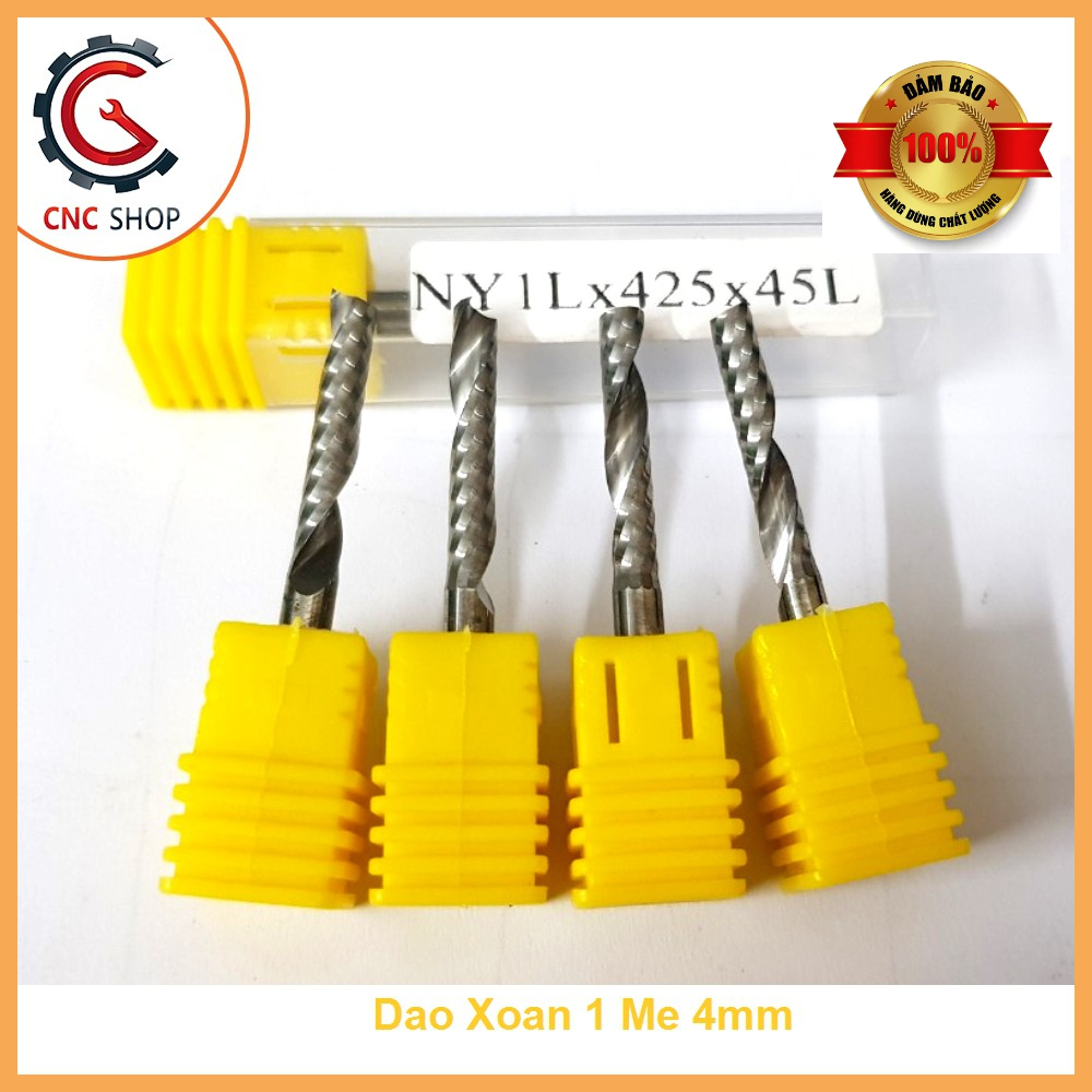 Mũi phay CNC 1 Me 3-4mm