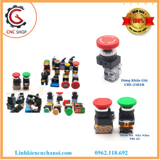 Nút Nhấn Start/Stop, Nút nhấn phi 22mm, Công Tắc Xoay