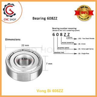 Vòng Bi 608 8MM